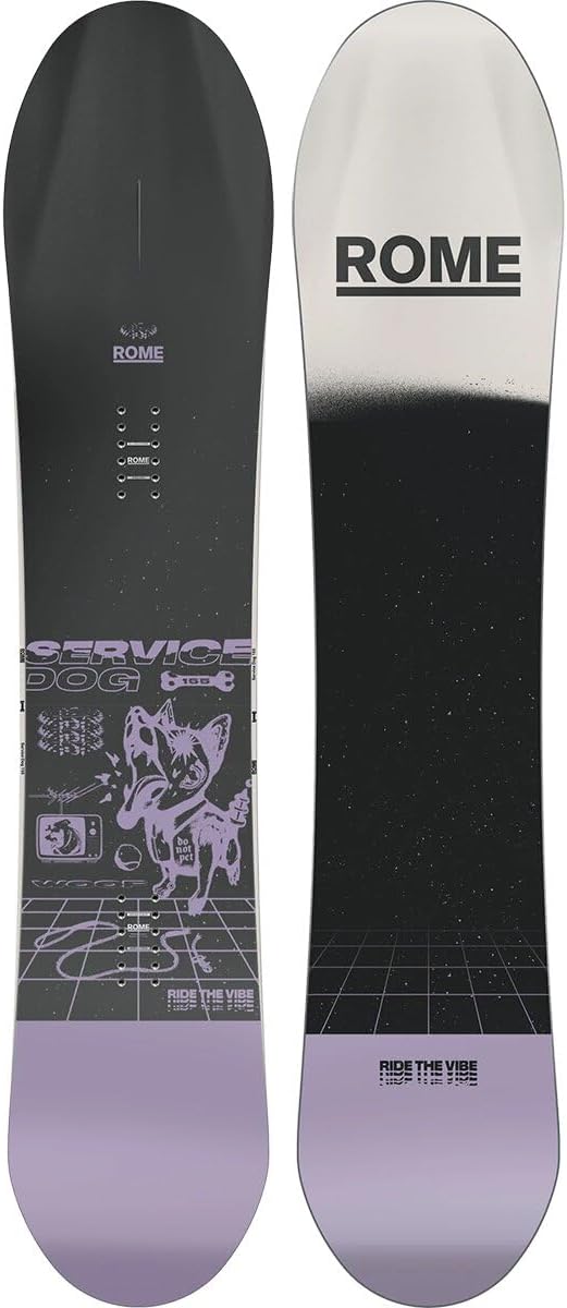 Rome Service Dog Men's Directional All-Mountain Snowboard