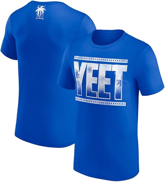 Jey USO Yeet T-Shirt Crewneck Short Sleeve Quick Dry Sport Tee Women Men Trendy Streetwear Tops