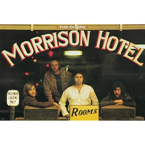 Pyramid America - The Doors - The Doors Morrison Hotel - 24 x 36 Poster Print Wall Art, Ideal for Bedroom Decor, Home Decor, Office Decor & Living Room Decor