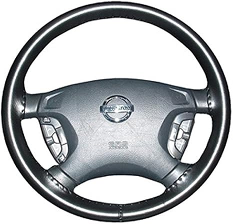 Wheelskins WS10201X Genuine Leather Black Size AX Steering Wheel Cover