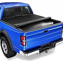 PZ Soft Roll Up Truck Bed Tonneau Cover Compatible with 2000-2004 Dodge Dakota Pickup Vinyl 5.3FT 63"