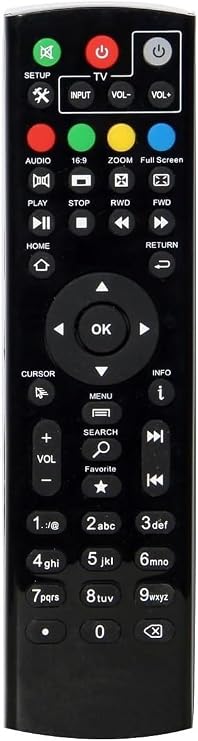Universal Super Box Remote Control Compatible with Super Box S1, S2, S3, S4, S5 Pro, S5, S6 Max, S6 Ultra, and Octastream Q1, Elite II, IV, Elite, and MagaBox
