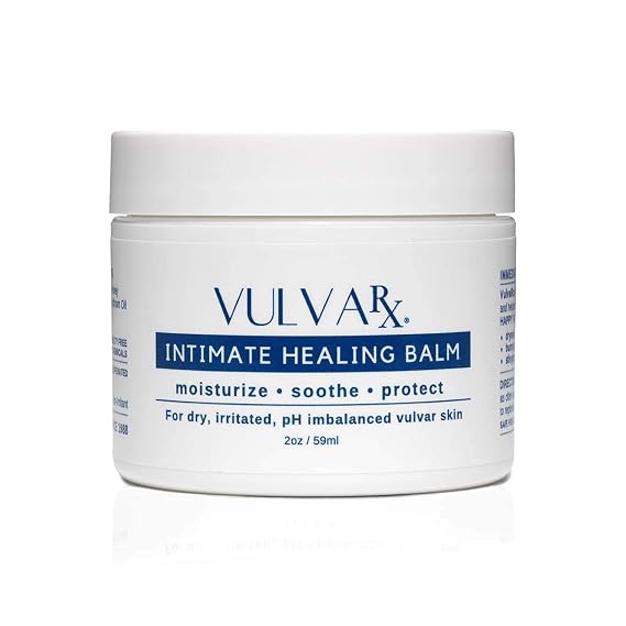 VulvaRx Intimate Moisturizing Balm for Vulvar Skin Care, Organic, Estrogen-Free, 2 oz