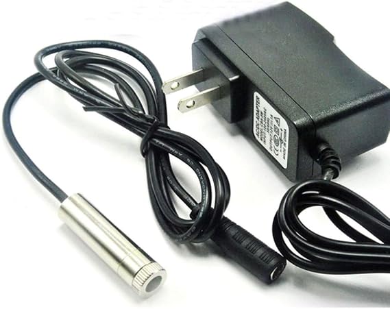 Focusable 405nm 20 Violet/Blue Line Laser Diode Module w/5V Adapter