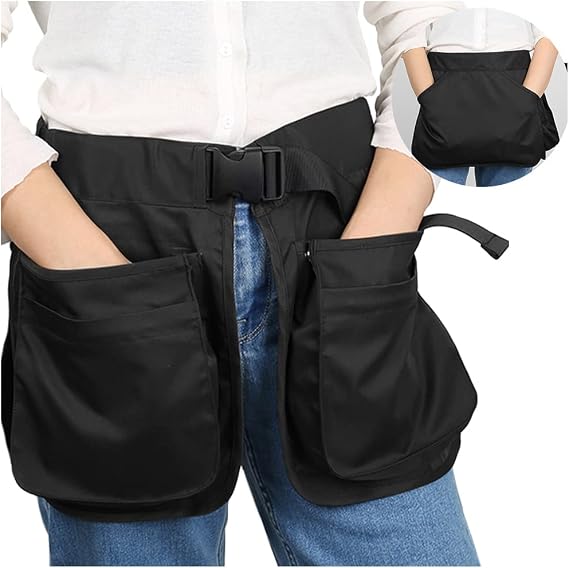 OLizee Adjustable Waist Apron with Buckle Dog Trainer Apron Dog Trainer Clothing Waitress Apron Hair Stylist Apron