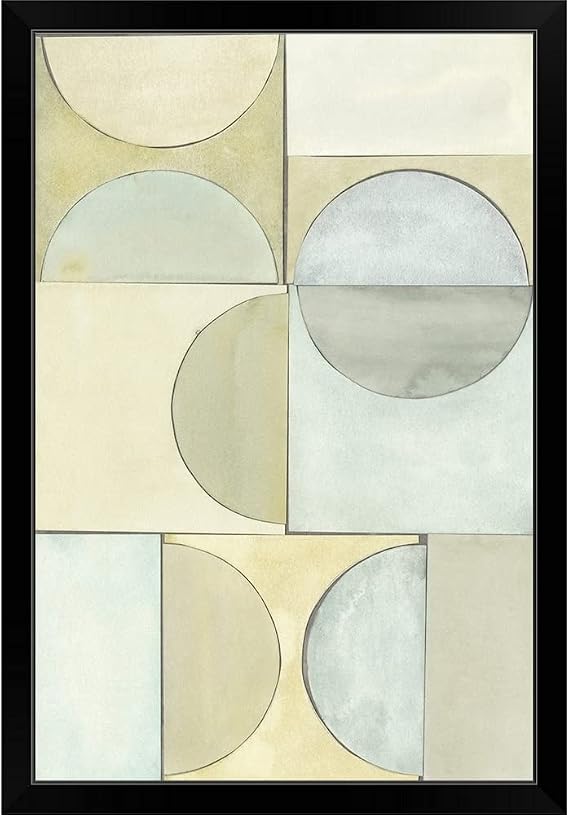 CANVAS ON DEMAND Lacuna Study I Black Framed Art Print, Artwork
