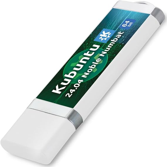 USB-Stick mit Kubuntu 24.04 (64 Bit) - Linux Betriebssystem - fertig zum Installieren oder live ausprobieren