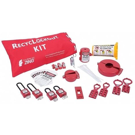 ZING 7134 Electrical Lockout Portable Lockout Kit, 35pcs