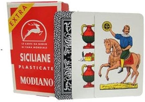 Modiano Siciliane N96 Italian Regional Playing Cards - 1 Deck