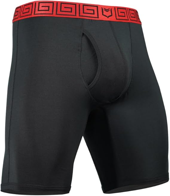 SHEATH V Men's 8" Modal Dual Pouch Boxer Briefs