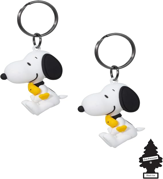Yupbizauto Plasticolor Snoopy & Woodstock Keychain Bundle Set