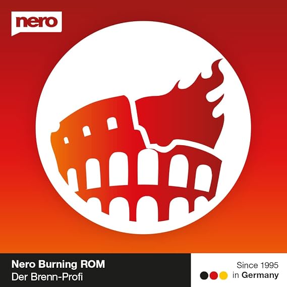 Nero Burning ROM 2026 Das Original Brennprogramm CD DVD Bluray Brennen Rippen Kopieren 1 PC Windows 11 / 10