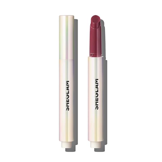 SHEGLAM PoutPerfect Moisturizing Solid Lip Gloss Non Sticky Lipstick with Coconut Oil-Berry Season