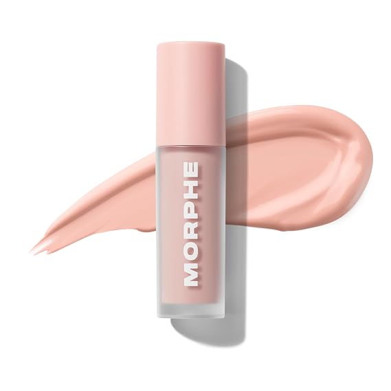 Morphe Wakeup Artist Under Eye Concealer - Lightweight Serum Concealer + Brightening Color Corrector - Hydrating Under Eye Brightener for Dark Circles & Radiant Face Makeup - Blossom 01 (0.12 oz)