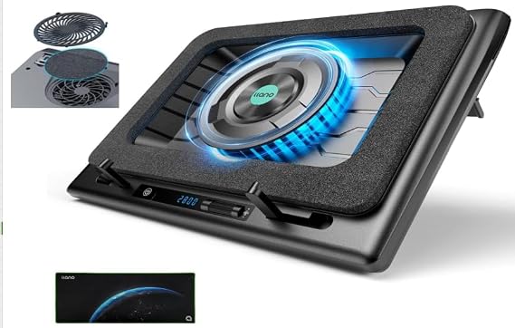 llano Laptop Cooling Pad with Dust-Proof Cotton