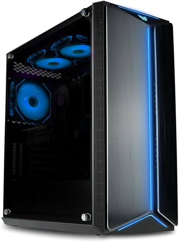 Mantis V2 - RTX 5070, AMD Ryzen 7 8700F Processor, 32GB DDR5 RAM, 1TB NVMe Gen4 SSD, Gaming Desktop PC, WiFi 6E + BT, RGB Keyboard+Mouse, HDMI + DP, Windows 11 Pro - Best Prebuilt Gamer Computer