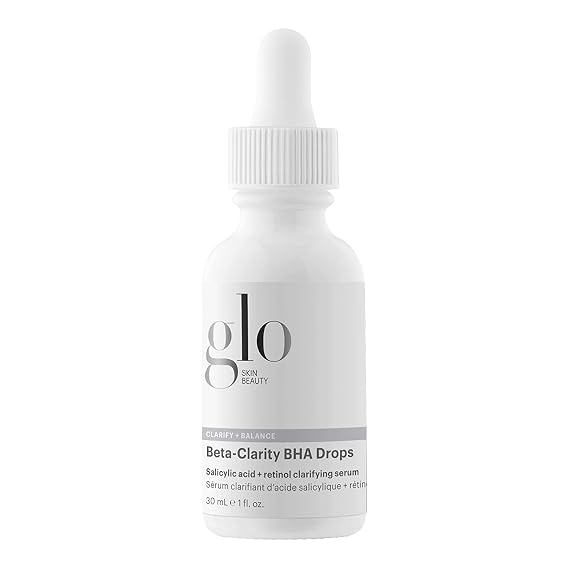 Glo Skin Beauty Beta-Clarity BHA Drops - Salicylic Acid + Retinol Clarifying Serum, Helps Refine & Rebalance for a Clearer, Brighter Complexion (1 Fl Oz)