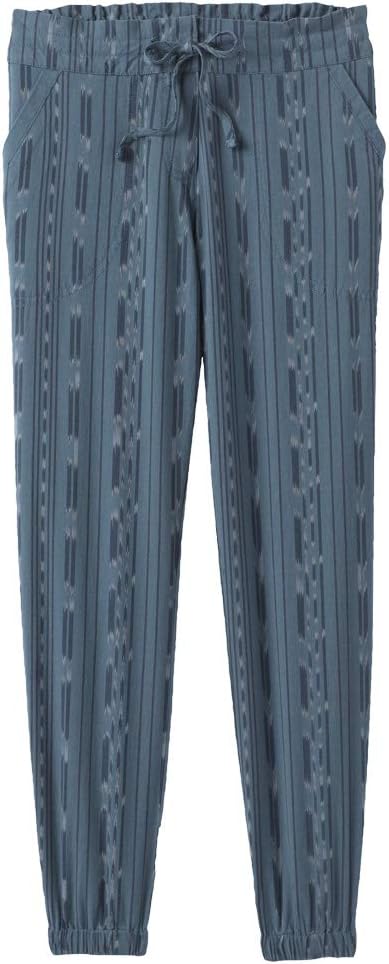 prAna Women's Standard Arlie Jogger, Nickel Jacquard, Large