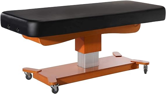 Master Massage MaxKing Electric Massage Table Professional, Electric Lift Flat Beauty Bed, 30 inch Hydraulic Heavy-Duty Spa Table with Extra