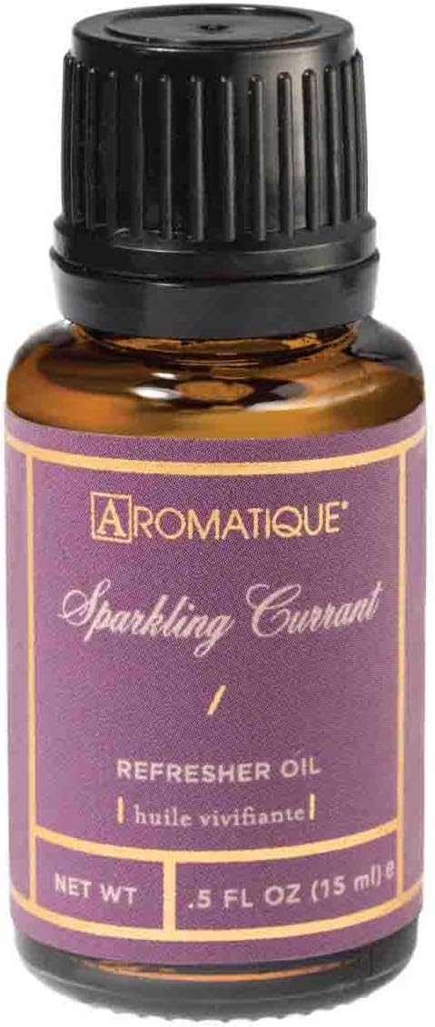 Refresher Oil Refills - Essential Oil Fragranced Scents for Home Diffusers, Aromatherapy Oils for Ultimate Relaxation - .5 oz (1, Sparkling Currant)