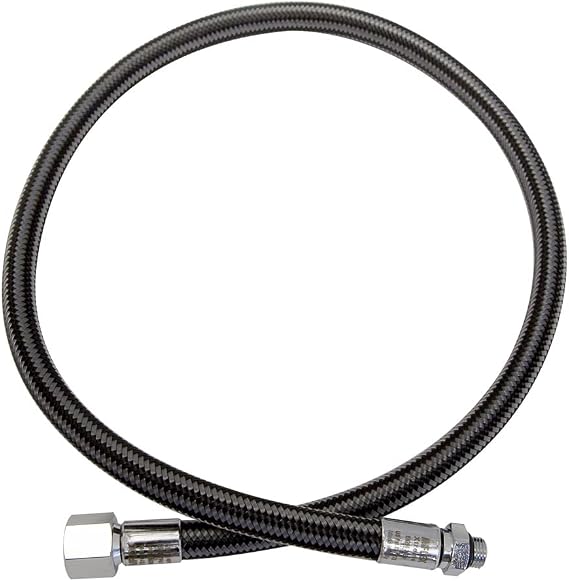 XS Scuba Miflex Low Pressure Braided Hoses - Carbon, 30"