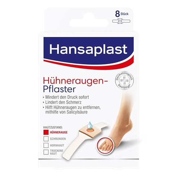 Corn Plaster 8 pads by Hansaplast