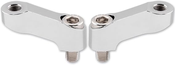 BikeMaster Mirror Extension 10MM, Chrome