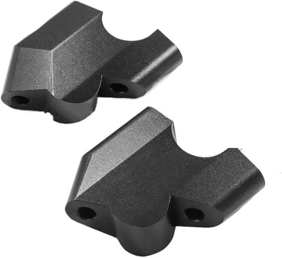 Handlebars Clipons Riser for Desert for X for DesertX 2022 2023 2024 2025 Motorcycle Lifter Handlebar Riser(Black)