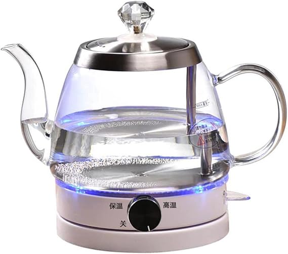 Electric Kettle Quiet Boil Electric Kettle, Tea Infuser with Rapid Boil and Boil Dryion, Glass Kettle, Keep Warm Function