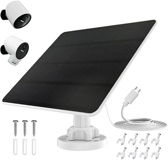 Solar Panel for Simplisafe Outdoor Camera Series Wireless and Wired