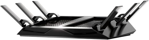 NETGEAR Nighthawk X6 Smart Wi-Fi Router (R8000) - AC3200 Tri-Band Wireless Speed (Up to 3200 Mbps) | Up to 3500 Sq Ft Coverage & 50 Devices | 4 x 1G Ethernet and 2 USB Ports | Armor Security