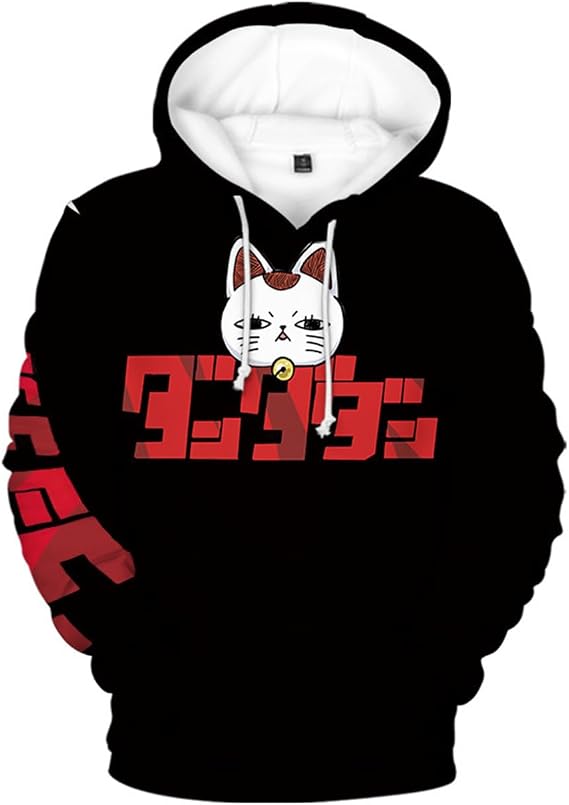 Anime DanDaDan Hoodie Sweatshirt Okarun Jacket Sweater 3D Printing Costume Pullover Fleece