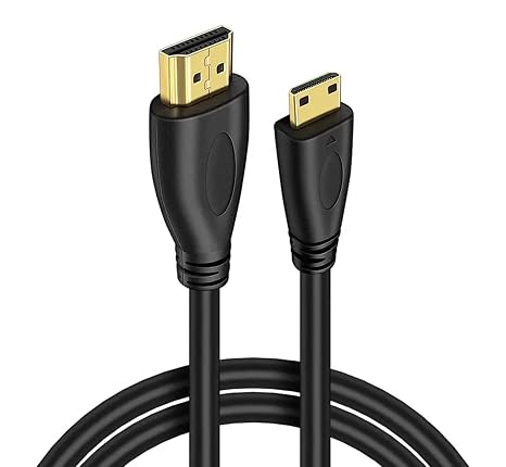 4K Mini HDMI to HDMI Cable 3.3FT 2 Pack, HDMI 2.0 Cable, Support High Speed 4K@60Hz 2160p 1080p 18gbps 3D HDR for Camera, Camcorder, Laptop, Tablet
