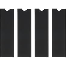 PATIKIL M.2 2280 Nvme SSD Heatsink 74x22x0.2mm, 4 Pcs Laptop Memory Heatsink Copper Cooling Thermal Pad Radiator Cooler for Laptop, Black