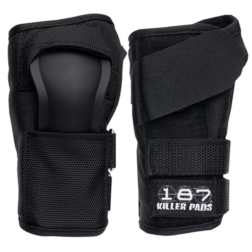 187 Killer Pads Pro Wrist Guards; Durable Wrist Protection for Skateboarding, In-Line SkatingRollerblading and Roller Derby