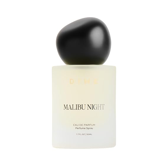 DIME Beauty Perfume Malibu Night, 1.7 oz / 50 ml - Light and Floral Musk Scent, Hypoallergenic, Clean Perfume, Eau de Toilette For Women