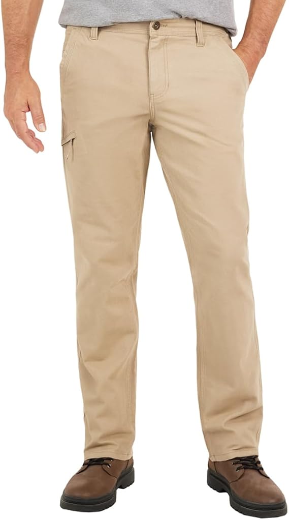 Weatherproof Vintage Men's Relaxed Fit Trevorland Flex Utility Stretch Canvas Pant