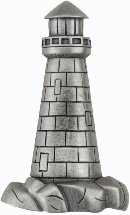 Artisan Lighthouse Cabinet Knob, Antique Pewter