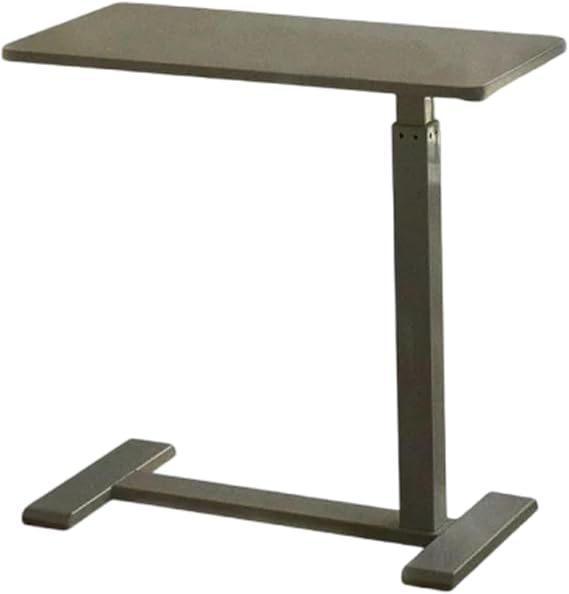 DVUHYPBH Mobile Standing Desk Pneumatic Laptop Desk Rolling Computer Cart Movable Height Adjustable Small Sit Stand Desk Computer Workstation Home Use,Black