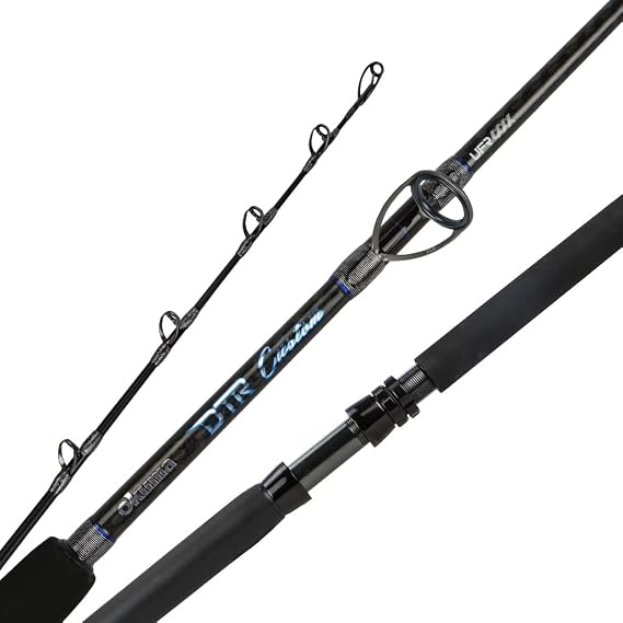Okuma DTR Custom Carbon Glass Blend Offshore Saltwater UFR Tip Boat Rod, DTR-C-641MH