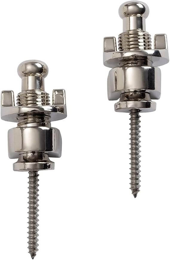 Strap Lock with thumb screw top with custom KLIQ washer (Silver)