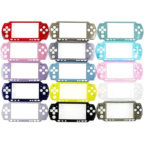 Gametown New Repair Front Faceplate Case Cover Shell Part for Sony PSP 2000 Black