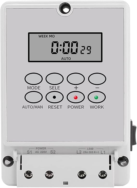 Digital School Bell Timer Switch ZTY-08 Intelligent Microcomputer Auto Bell Ring Controller 220V 80 Groups Programmable Time