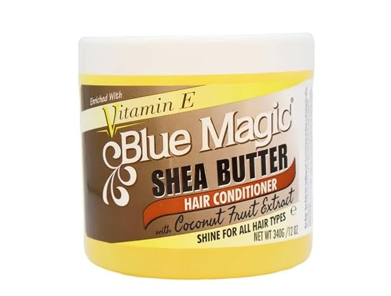 Blue Magic Shea Butter Hair Conditioner Enriched with Vitamin E 12 oz