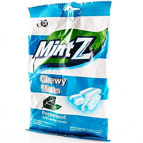 Mintz Chewy Candy, 125 Gram (Peppermint)