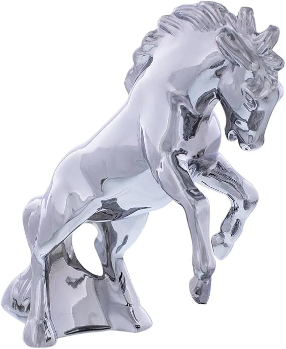 CTW Fighting Stallion Hood Ornament, Chrome Die-Cast | Premium Replacement Part