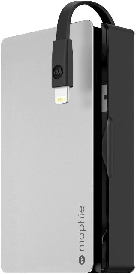 mophie Powerstation Plus 3x with Lightning Connector (5,000 mAh) - Black