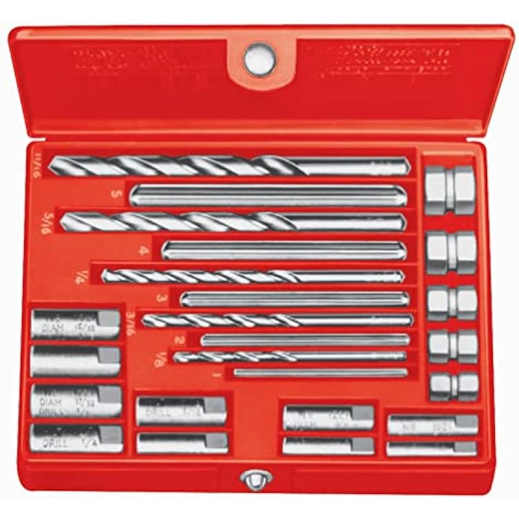 RIDGID 35585 10 Screw Extractor Set, 14-inch to 12-inch Broken Screw Extractor