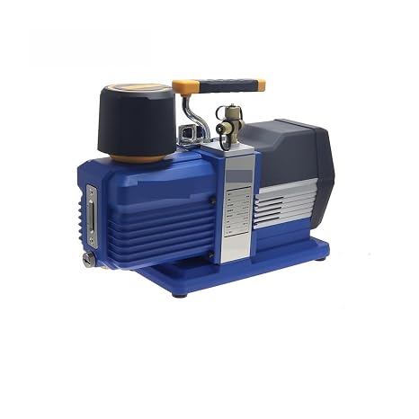 Vacuum Pump, VRP-15D Vacuum Pump 15CFM 3/4HP Air Conditioning Pump R32 Vacuum Pump 2 Stage Auto Air Conditioning Refill Kit,for Mini Split/HVAC/AUTO