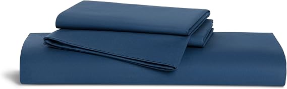 Brooklinen Luxe Sateen Sheet Set Hotel-Quality Luxury - Twin, Abyss